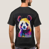 "Adorable Panda Graphic T - Shirt" T-Shirt (Rückseite)