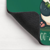 Adorable Panda Hugging Bamboo Niedlicher Cartoon G Mousepad (Ecke)