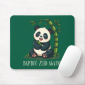 Adorable Panda Hugging Bamboo Niedlicher Cartoon G Mousepad (Mit Mouse)