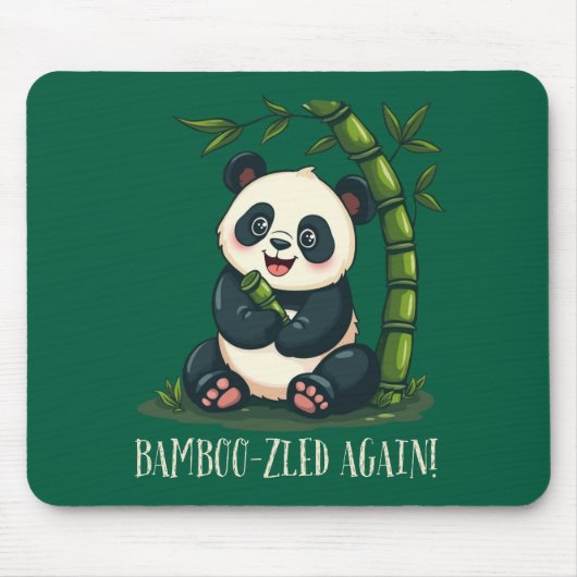 Adorable Panda Hugging Bamboo Niedlicher Cartoon G Mousepad (Vorne)