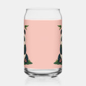 Adorable Panda Hugging Bamboo Niedlicher Cartoon K Dosenglas (Rechts)