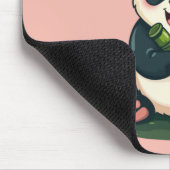 Adorable Panda Hugging Bamboo Niedlicher Cartoon K Mousepad (Ecke)
