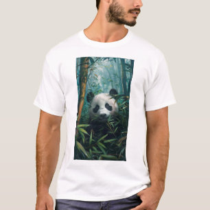Adorable Panda im Bambuswald T - Shirt