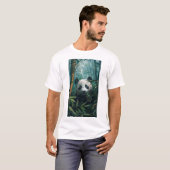 Adorable Panda im Bambuswald T - Shirt (Vorne ganz)