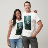 Adorable Panda im Bambuswald T - Shirt (Unisex)