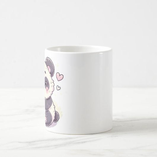 Adorable Panda mit süßer Ruhe Kaffeetasse (Mittel)