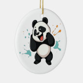Adorable Panda Pendant - Eine charmante Touch für Keramik Ornament (Rechts)