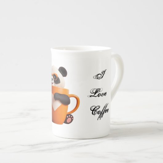 Adorable Panda Print Tasse (Vorderseite Rechts)