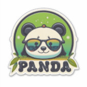 Adorable Panda-Sticker für jeden Anlass Aufkleber (Vorderseite)