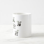 Adorable Panda Tasse mit Bamboo Design Cup (Mittel)