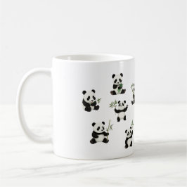 Adorable Panda Tasse mit Bamboo Design Cup