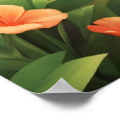 Adorable Panda Züge AI Art Poster (Ecke)