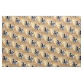 Adorable Papillon Hund auf Gold Cubes Stoff (Fat Quarter (45,7 x 55,9 cm))