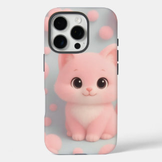Adorable Pastel Kitty Case für iPhone 16 pro