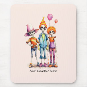 Adorable Pastel Zombie Trio - Niedliches Halloween Mousepad