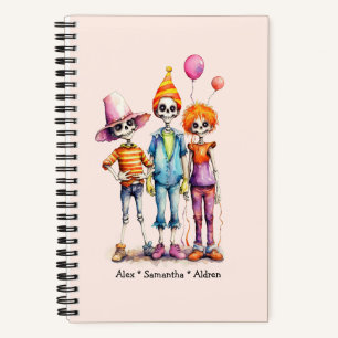 Adorable Pastel Zombie Trio - Niedliches Halloween Notizblock