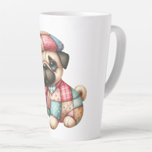 Adorable Patchwork Dog #10 Milchtasse (Rechte Ecke)