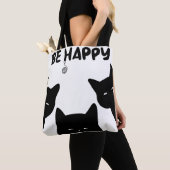 Adorable Peeking Cats Tote Bag Tasche (Von Nahem)