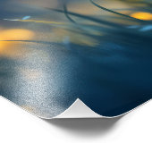 Adorable Pelztierkugel mit funkelnden Augen Fotodruck (Ecke)