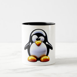 Adorable Penguin Zweifarbige Tasse
