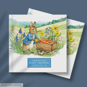 Adorable Peter Rabbit Baby Boy Dusche Gästebuch