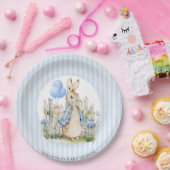 Adorable Peter Rabbit Baby Shower Boy Pappteller (Party)
