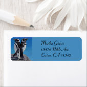 Adorable Pinguin-Adressmarken (Insitu)