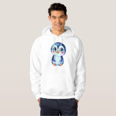 Adorable Pinguin im Schnee Hoodie (Vorne ganz)