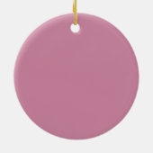 Adorable Pinguin-Liebe Keramik Ornament (Hinten)