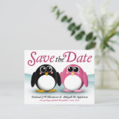 Adorable Pinguine speichern die Ankündigungen (Stehend Vorderseite)