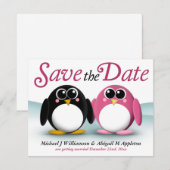 Adorable Pinguine speichern die Ankündigungen (Vorne/Hinten)
