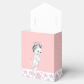 Adorable Pink Baby Dusche Gefälligkeitsboxen Geschenkschachtel (Geöffnet)