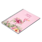 Adorable Pink Flamingo Notizblock (Linke Seite)