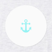 Adorable Pink Flamingos, Baby Whale, Anchor Etiketten (Design 2)