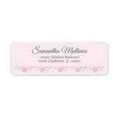 Adorable Pink & Gray Baby Girl Dusche Koordination (Vorne)