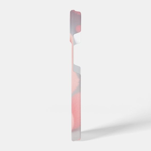 Adorable Pink Kitten mit flauschigen Pom-Poms iPhone Hülle (Linke Seite)