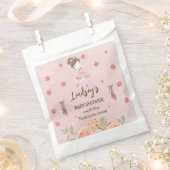 Adorable Pink Little Ballerina Tutu Girl Baby Show Geschenktütchen (Ausgeschnitten)