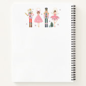 Adorable Pink Nutcracker Weihnachtsfeiertag Notizblock (Rückseite)