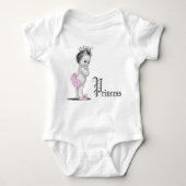 Adorable Pink Princess Baby Girl Shirts (Vorderseite)