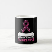 Adorable Pink Ribbon Brustkrebs Bewusstsein Frauen Kaffeetasse (Mittel)