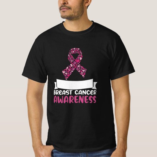 Adorable Pink Ribbon Brustkrebs Bewusstsein Frauen T-Shirt (Vorderseite)