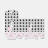 Adorable Pink und Black Baby Dusche Gefälligkeitsb Geschenkschachtel (Ungefaltet)