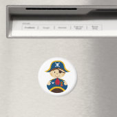 Adorable Pirate Captain Magnet (In Situ (Geschirrspüler))