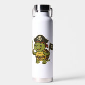 Adorable Pirate Turtle Classic T-Shirt Trinkflasche (Vorne)