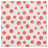 Adorable polka dot pattern l Red and white Stoff (Muster)
