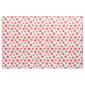 Adorable polka dot pattern l Red and white Stoff (Fat Quarter (45,7 x 55,9 cm))