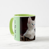 Adorable Portrait-Tasse für Haustiere Tasse (Vorderseite Links)