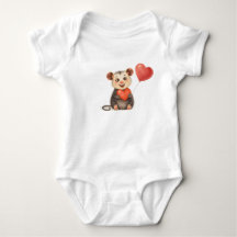 Adorable Possum Baby Bodysuit