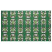 Adorable Praying Mantis And Mountain Laurel  Stoff (Fat Quarter (45,7 x 55,9 cm))