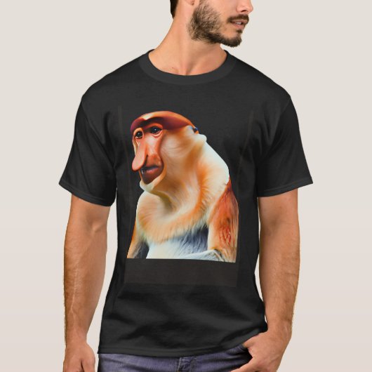Adorable Proboscis Monkey T-Shirt (Vorderseite)